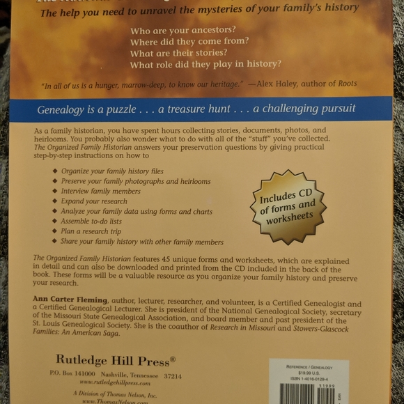 The Organized Family Historian. - Picture 2 of 4